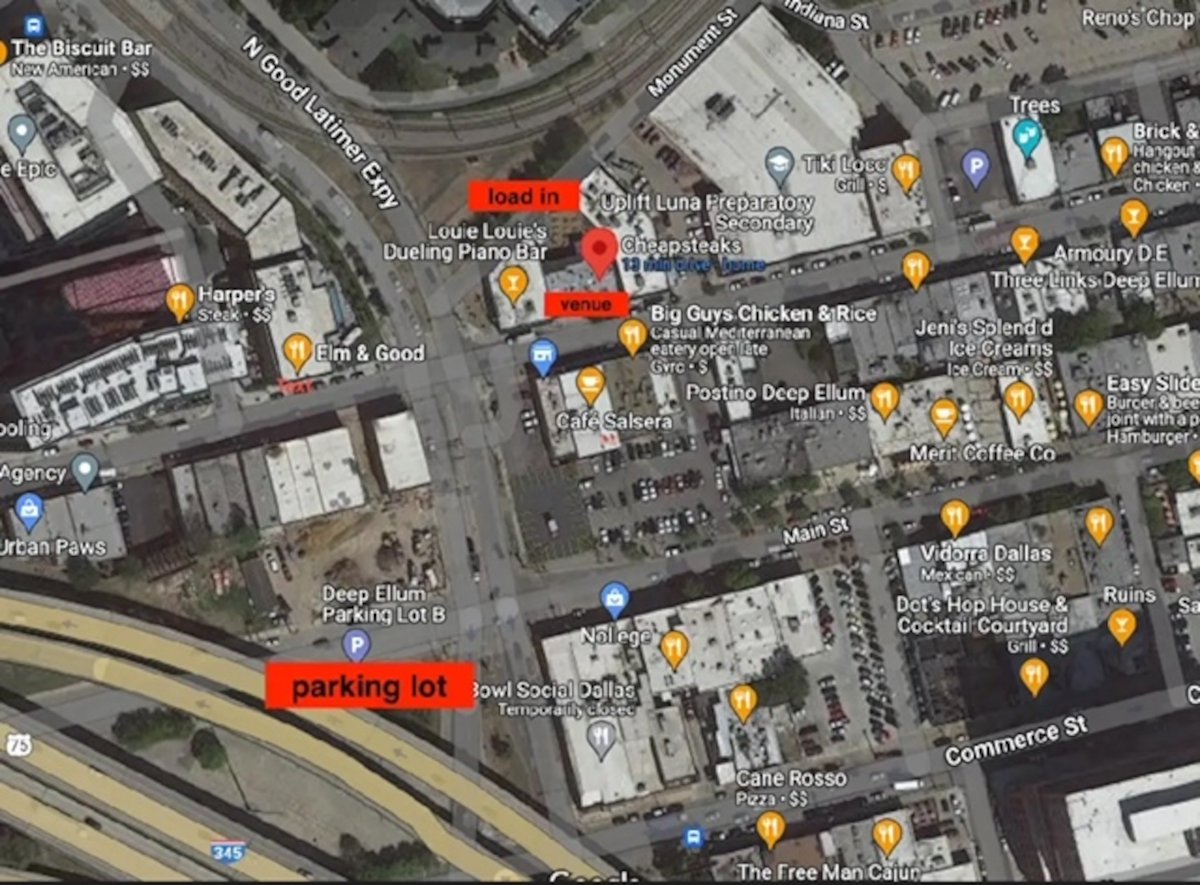 Parking for bands